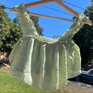 sage green crop top🧚‍♀️